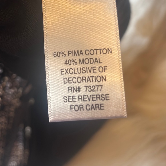 APT. 9 Black Leopard Sequin Tank Top NWT Sleeveless | Size Medium - Picture 6 of 6